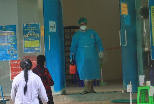 Patients seen at Tamwe Township Fever Clinic on September 29 (Photo-Thiha Aung)