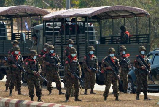 Myanmar's army staged the coup after the electoral commission rejected its accusations of fraud in the November poll.PHOTO: AFP
