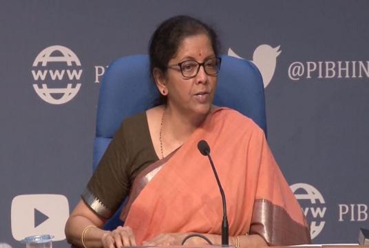 Union Finance Minister Nirmala Sitharaman (Photo: Twitter | @PIBMumbai)