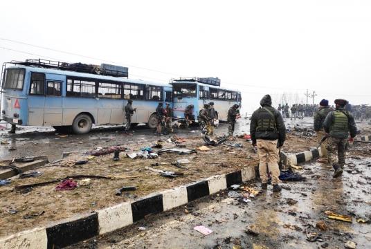 At least 44 CRPF jawans were killed in the Pulwama attack. (Photo: SNS)