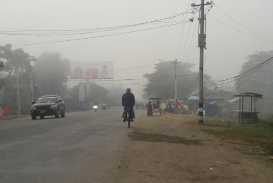 Fog covered in Kalay Township, Sagaing Region (Photo-Aung Thu Tun)