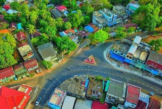 Aerial view of Kawthoung