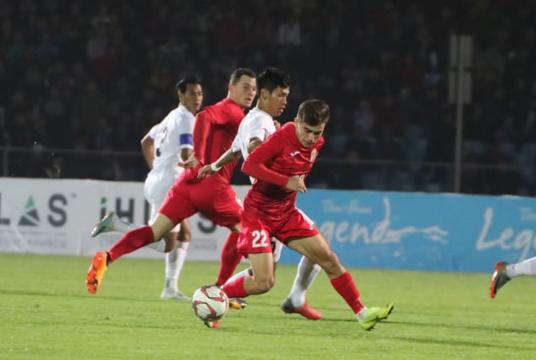 Kyrgyzstan and Myanmar teams competed in Asian zone qualifying match for 2020 World Cup (Photo-AFC)