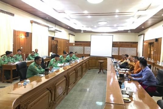 Army delegation and representatives of SSPP met at Nay Pyi Taw (Photo-SSPP)
