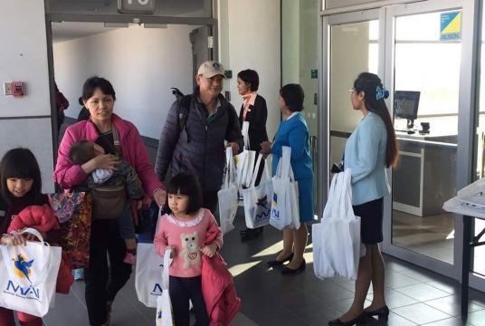 Chinese travellers from Mandalay-Taipei chartered flight