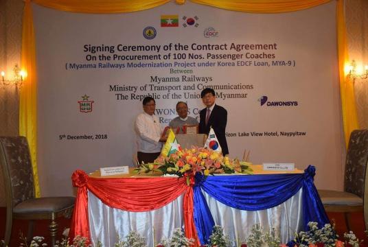 MR and Dawonsys sign contract agreement
