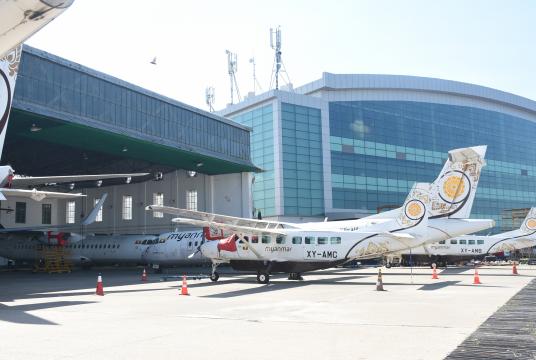 Aircrafts from Myanmar National Airlines (Photo-Shun Le Win)