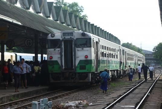Ywathagyi-Myitnge freight train