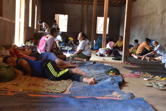 IDPs seen at Shwe Myin Thar Monastery in Namtu (Photo-EPRN)