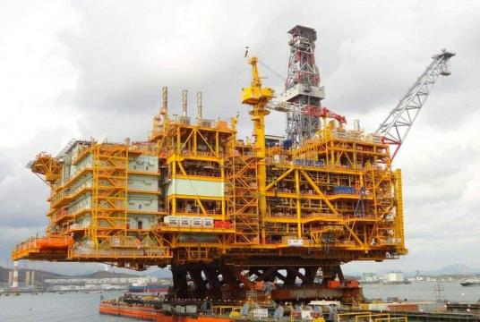 A natural gas project in offshore area (Photo-MOEE)