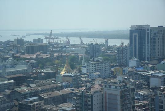 Aerial view of Yangon (Photo-San Htoo Aung)