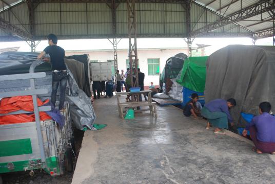 Muse 105th Mile Border Trade Zone in China-Myanmar Border. (Photo-Tun Nay Hlaing)