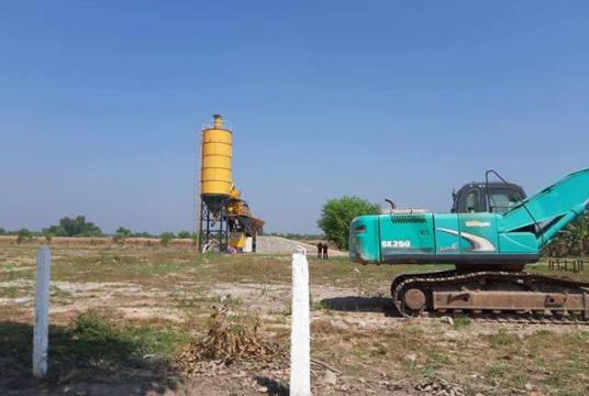 Eco Green City Project has begun construction tasks in Hlegu Township in Yangon Region. (Photo-DUHD)