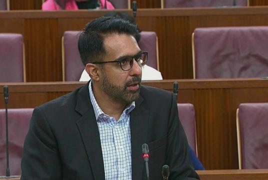 Workers' Party chief Pritam Singh said the Government should be able to take down false claims but emphasised that the courts ought to be the channel through which this is done, as a way to legitimise the takedown action.PHOTO: GOV.SG