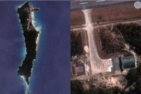 Indian government representatives have shared satellite imagery allegedly showing Chinese construction on the Coco Islands. - PHOTO: NMUKHERJEE6/TWITTER