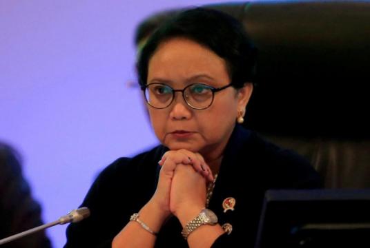 Indonesian Foreign Minister Retno Marsudi was originally scheduled to fly to Myanmar on Feb 25.PHOTO: REUTERS
