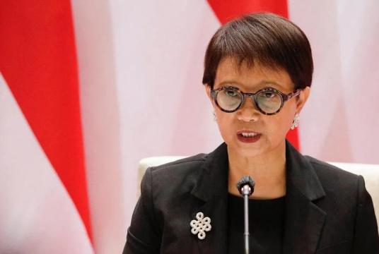 Indonesia's Foreign Minister Retno Marsudi stressed that the violence in Myanmar needs to stop to allow an inclusive dialogue. PHOTO: REUTERS