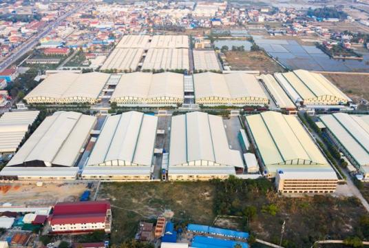 An industrial park in Kandal province's Ang Snuol district. YOUSOS APDOULRASHIM