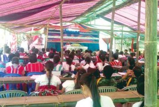 KNU Taungoo District holds conference (Photo- Thoolei News) 