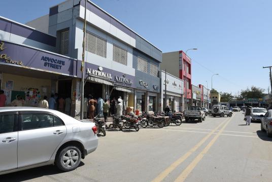 A busy market in Turbat | Banaras Khan