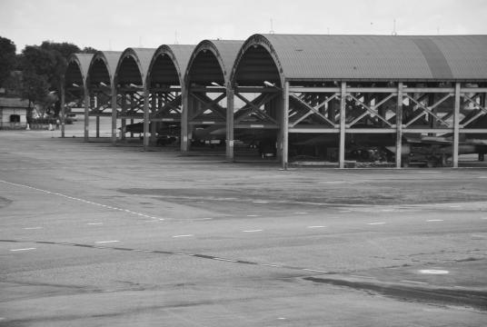 Tatmadaw aircraft are seen at Yangon International Airport. (Photo-Shoon Lei Win)