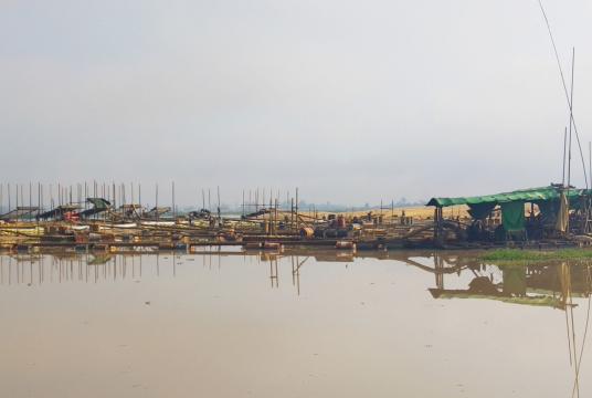 A gold mining site in Homalin Township 
