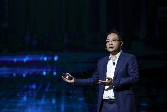 ZhengYelai, vice president and president of cloud business unit at Huawei Technologies Co, at Huawei Connect 2018 held in Shanghai, China.
