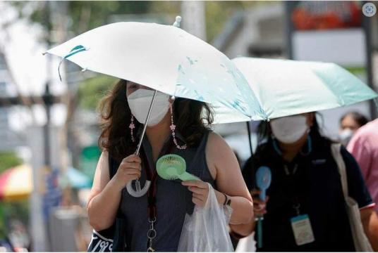 Temperatures in Thailand remained above 40 deg C in many northern and central regions over much of last week. PHOTO: EPA-EFE