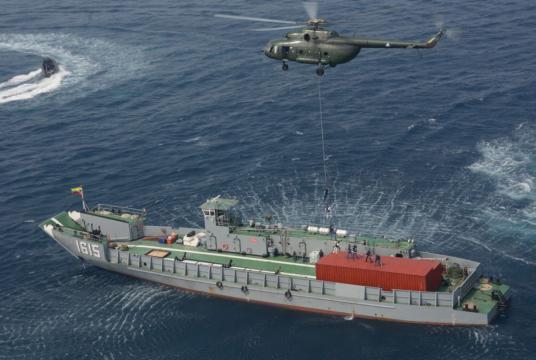 Myanma Tatmadaw (Navy) launches military exercise off Coco Island. (Photo-Tatmadaw-Navy)