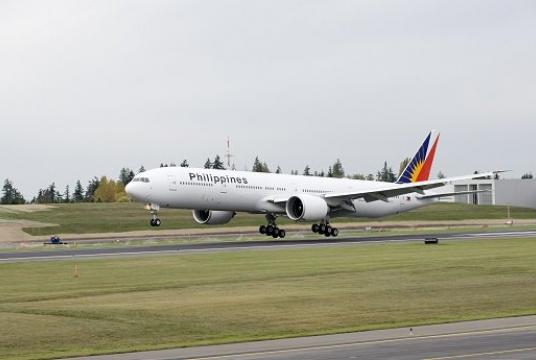 A Philippine Airlines Boeing 777-300ER. Photo courtesy of Philippine Embassy in the US.