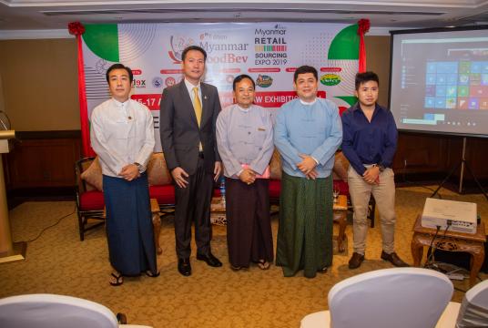 Panelists at an ICVeX event in Yangon on July 24. ChinakitViphavakit, general manager of ICVeX (2nd from left) seems bullish on the Myanmar market (Photo courtesy of ICVeX)