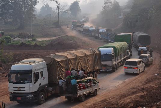  Mandalay-Muse border trade route. (Photo-Tun Nay Hlaing)