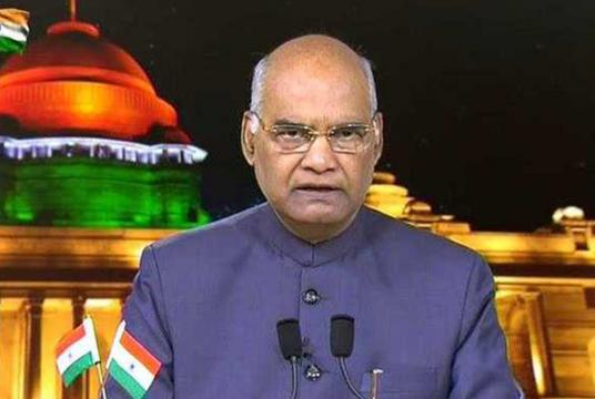 The President said “by taking up the ‘Swachh Bharat Mission’ as a movement, the people of India have paid homage to the Father of the Nation. (Image: Twitter/@rashtrapatibhvn)