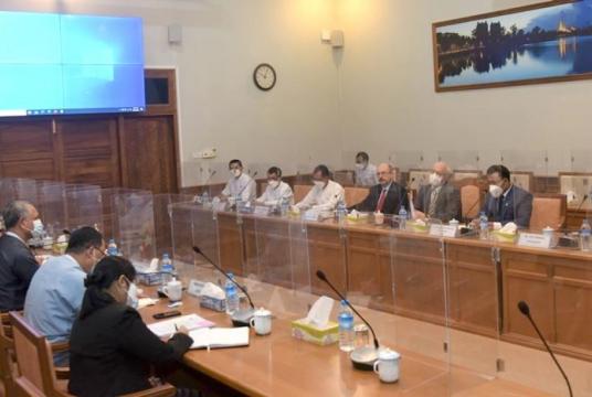 Caption Discussion held to promote economic cooperation between Russian and Myanmar