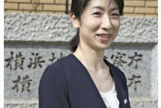 Prosecutor Rieko Nakayama, who works at the criminal division of the Yokohama District Public Prosecutors office/The Japan News
