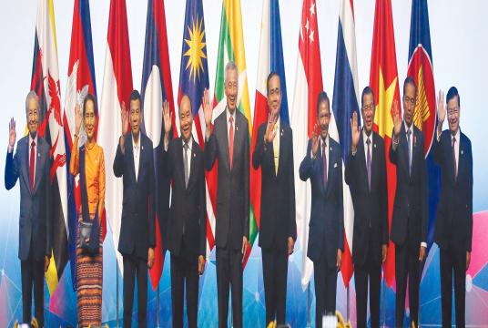 The heads of states from ASEAN attend the 33rd ASEAN Summit and Related Summits. (Photo-AP)