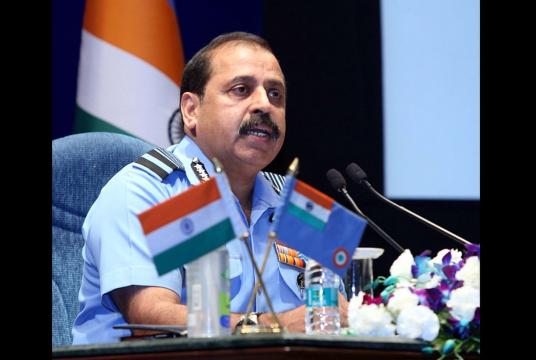 Air Chief Marshal RKS Bhadauria. (Photo: Twitter/@IAF_MCC)