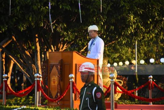 Caption- 76 Independence Day ceremony held in Nay Pyi Taw