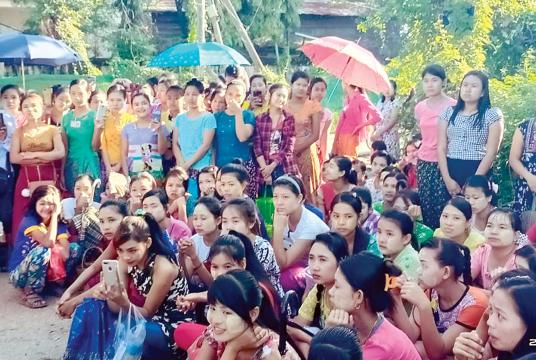 Factory workers go on strike 