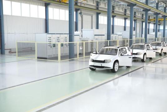 The showroom of Suzuki auto plant (Photo-Suzuki Motor) 