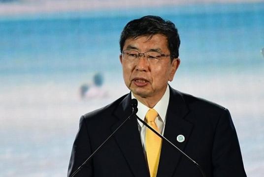 Takehiko Nakao, president of Asia Development Bank, at the grand opening of the 52nd ADB Annual Meeting in Fiji (Photo courtesy of Fijian Government)