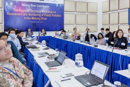 Fifty government officials and researchers from Cambodia, Lao PDR, Thailand and Vietnam attended the workshop. Action Mekong Plastic