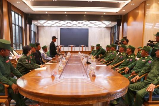 In April 2024, the Wa group and the Kokang group met in Panghsang.