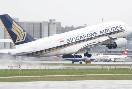 SIA Group has declared an interim dividend of eight Singapore cents per share, same as the previous corresponding period, to be paid on Nov 27.PHOTO: REUTERS