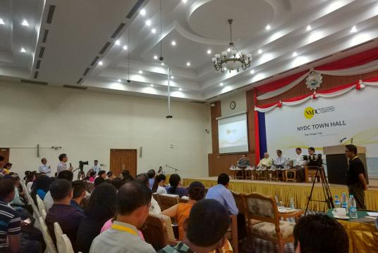 NYDC Town Hall seminar on Yangon town plan was held for the first time.