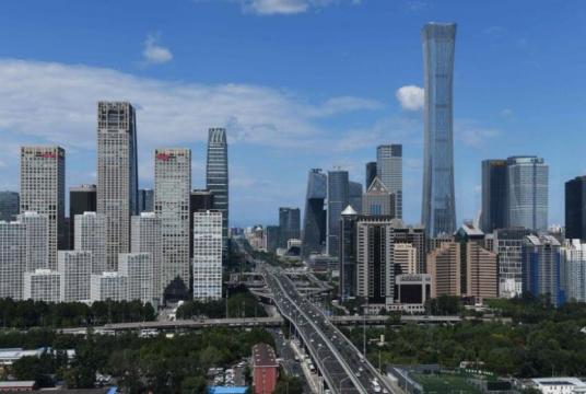 Beijing's central business district. China is the second-largest economy in the world.PHOTO: AFP