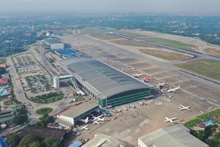 Aircrafts landed at the Yangon International Airport (Photo-YACL)