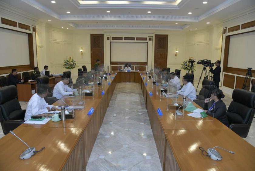 The meeting of National Defence and Security Council (1/2023) being held in NPT