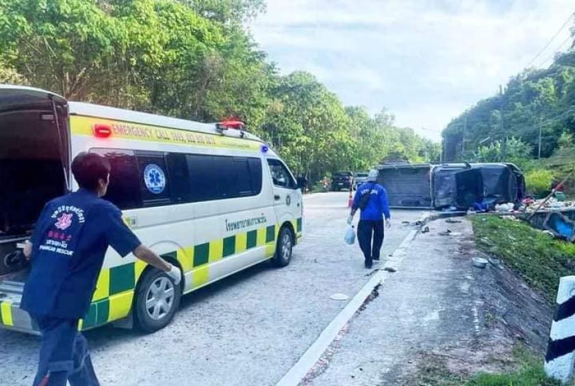 Six Myanmar migrants killed and 14 injured in road accident | Eleven ...