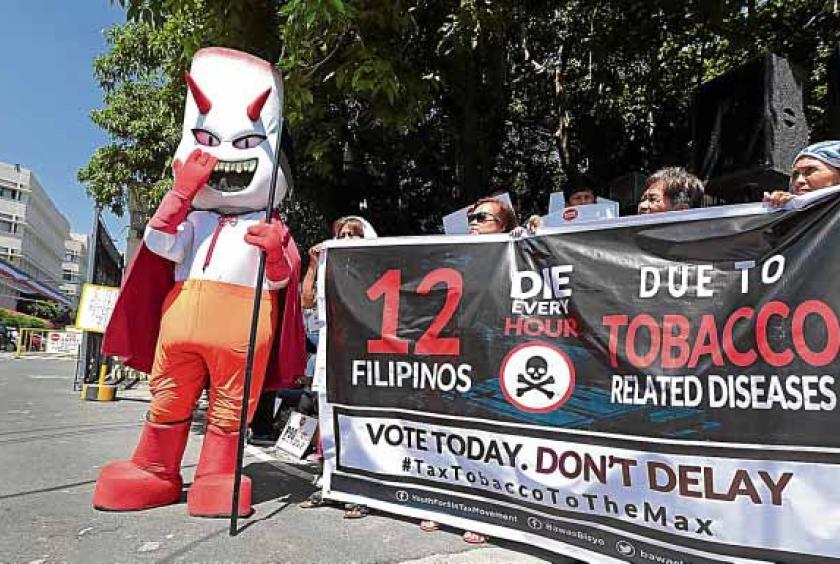 Philippine Senate approves tobacco tax bill Eleven